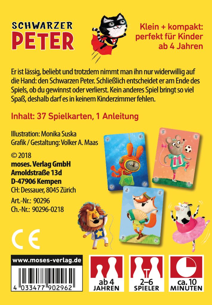 Moses Spielkarten Schwarzer Peter