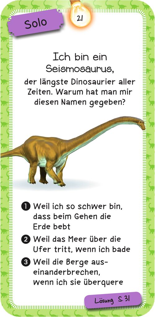 Das Dinosaurier- Quiz
