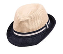Strohhut Trilby natur/navy
