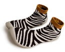 Sockenschuhe - Zebra