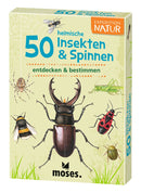 50 Karten in der Natur Insekten und Spinnen