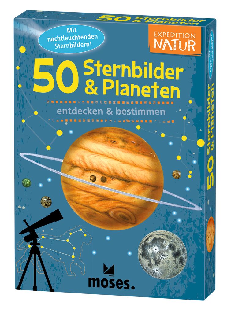 50 Karten über Sternbilder & Planeten