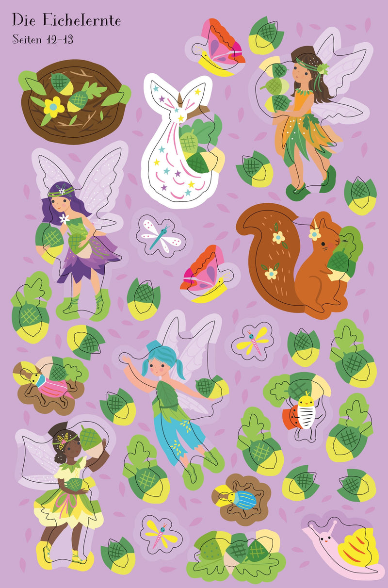 Mein erstes Anziehpuppen-Stickerbuch: Wenja, die kleine Waldfee