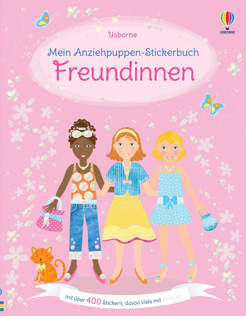 Mein Anziehpuppen- Stickerbuch: Freundinnen