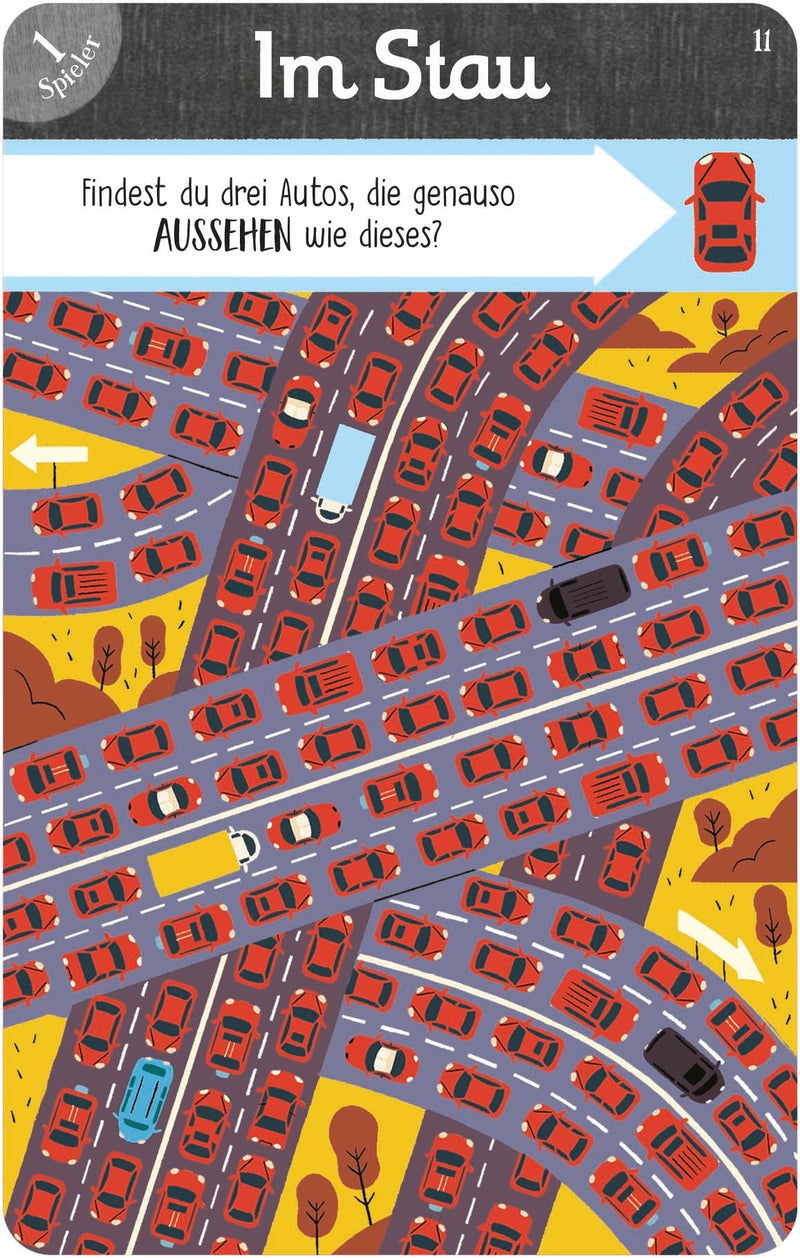 Tschüss-Langweile-Karten : Spiele für die Autofahrt