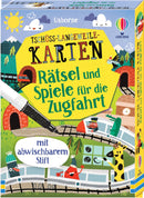 Tschüss-Langeweile-Karten : Rätsel und Spiele für die Zugfahrt