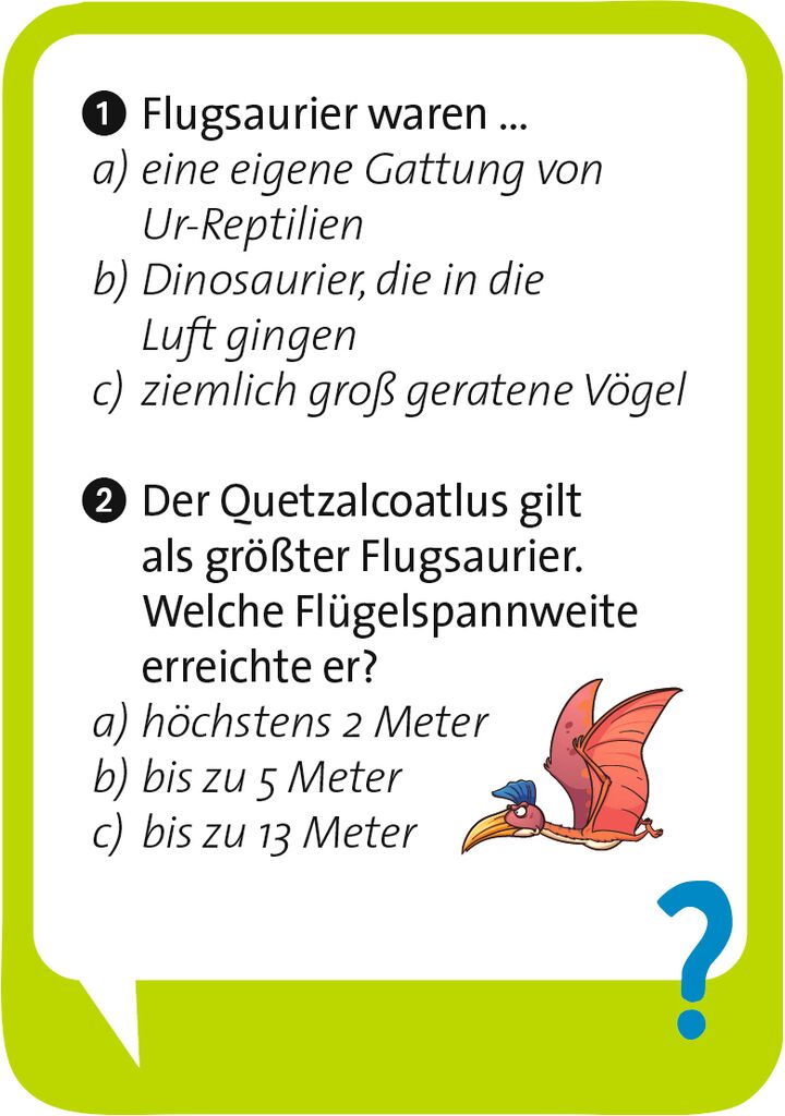 Pocket Quiz Dinosaurier