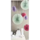 Papier Fächer Pastel 3 Stück