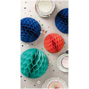 Wabenpapier Bälle Bunt Mix 3 Stück