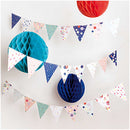 Wabenpapier Bälle Bunt Mix 3 Stück