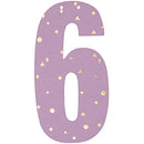 Zahl "6" für Girlande