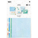 Flachbeutel mit Stickern