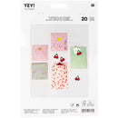 Flachbeutel mit Stickern