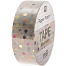 10 m Tape Crafted Nature Punkte blau Washi Rico