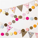 Genähte Girlande Glitter 2m