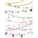 Girlande Lametta mit Dekor 2,5m