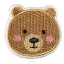 Aufnäher Flicken Bärenkopf