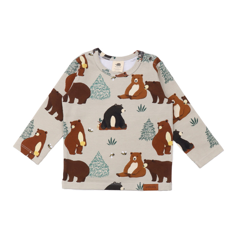 Walkiddy Langarmshirt Baby Bears