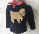 Ziegfeld Langarmshirt Hund Navy