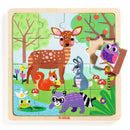 Holzpuzzle: Puzzle Wald