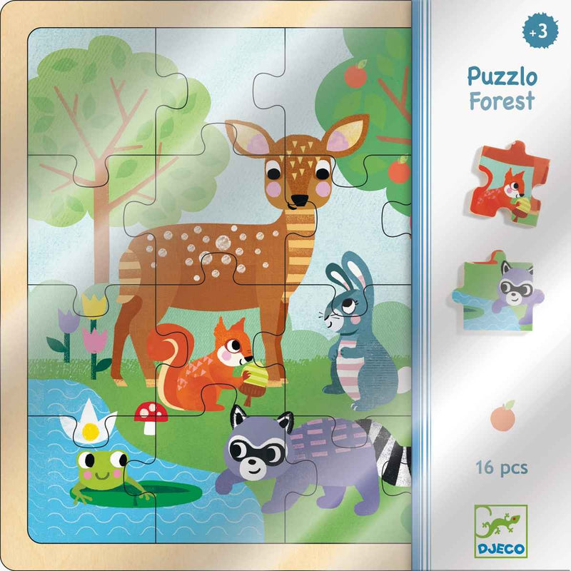 Holzpuzzle: Puzzle Wald