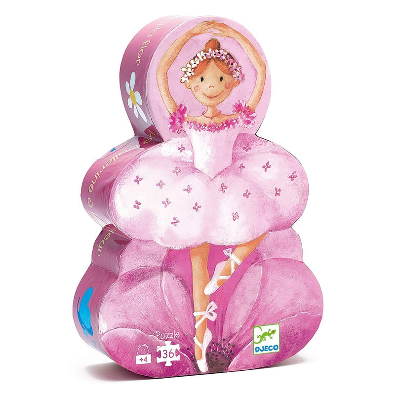 Formen Puzzle: The Ballerina with the flower - 36 Stk.