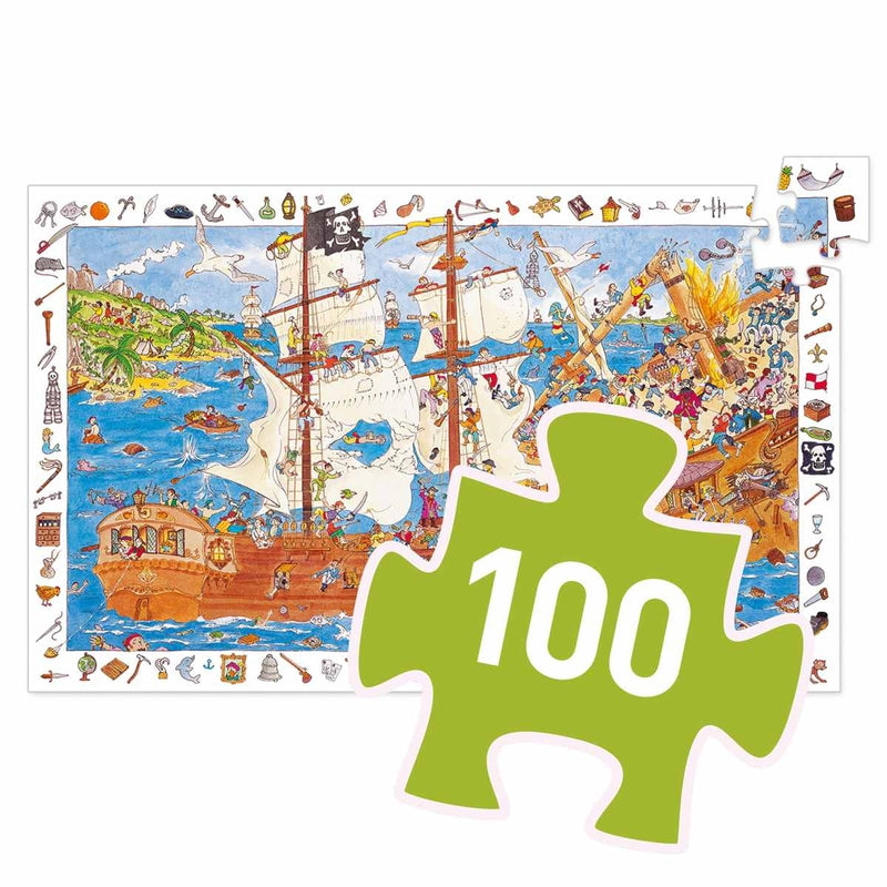 Wimmelpuzzle: Piraten - 100 Stk.