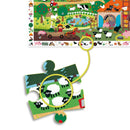 Wimmelpuzzle: Bauernhof - 35 Stk. Puzzle Djeco