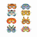 Do it yourself: Mosaik-Masken Dschungeltiere