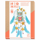 Do it yourself: Traumfänger zum Basteln: Goldene Eule