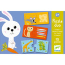 Lernspiel - Puzzle duo/trio: Was esse ich ? Puzzle Djeco
