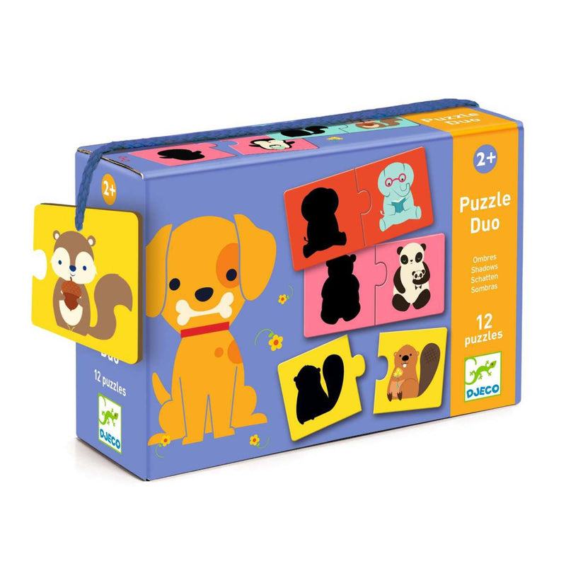 Lernspiele: Puzzle duo: Schatten