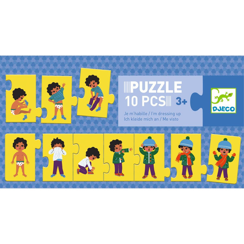Lernspiele: Puzzle Anziehen