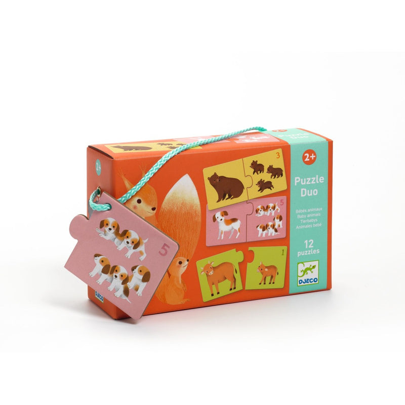 Lernspiel: Puzzle duo: Tierbabys