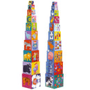 Stapelturm: 10 funny blocks Stapelturm Djeco