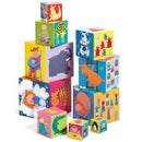 Stapelturm: 10 funny blocks Stapelturm Djeco