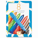 Farben: 8 Gel Pastelkreiden - klassische Farben