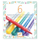 Farben: 6 glitter Marker