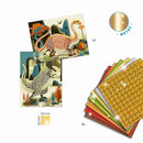 Mosaike: Metallische Dinosaurier Bastel-Set Djeco