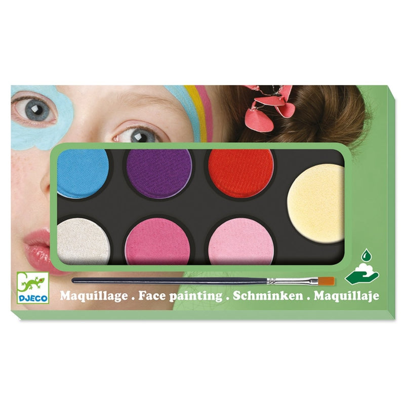 Kinderschminken: Palette 6 Farben - Sweet