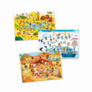 Rubbelbilder: Savannah, desert, and North Pole: time for fun! Rubbelbild Djeco