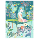 Kratzbilder: Der Teich