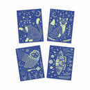 Kratzbilder: In der Nacht