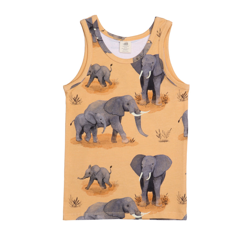 Walkiddy Ärmeloses Shirt Elephant Family