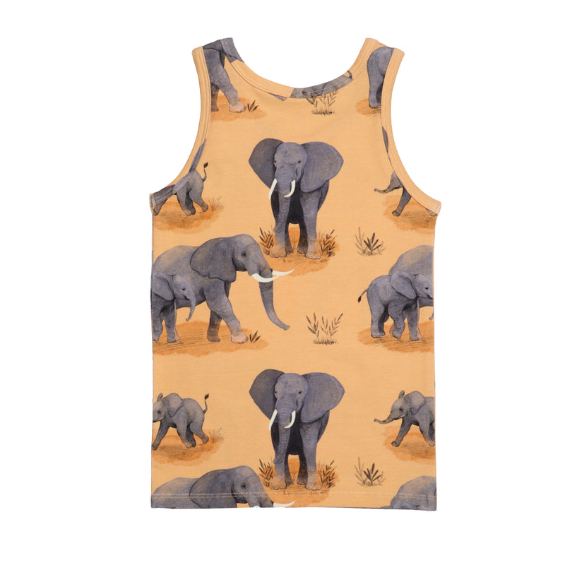 Walkiddy Ärmeloses Shirt Elephant Family
