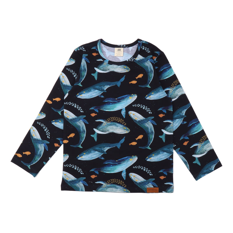 Walkiddy Langarmshirt Humpback Whales