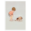 Postkarte „Hello Snail“