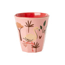 Kleiner Becher mit Motiv - Jungle Flamingo