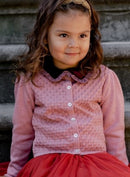 Le Big Strickjacke Glitzer Whisper  Dawn Pink