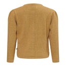 Le Big Strickjacke Glitzer Whisper Dark Gold